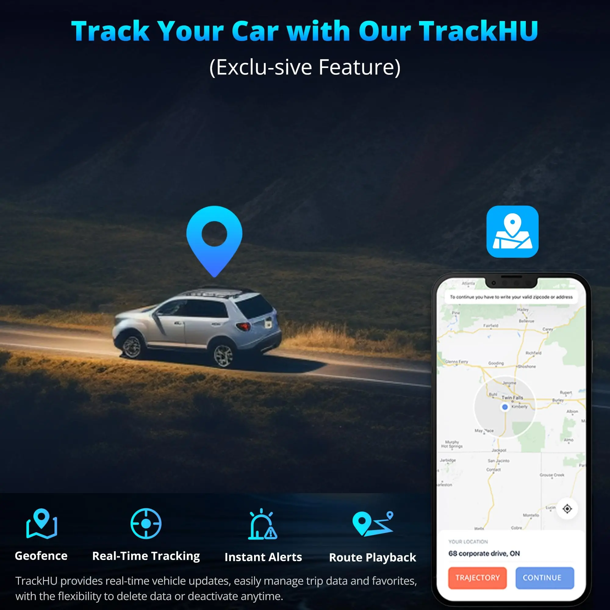 ATOTO A5LG2A7T 7" Android Double Din Car Stereo with Front DVR Cam, Touchscreen, Wireless 24-Band EQ, WiFi/BT/USB Tethering, FM/AM, 2+32G - Image 7