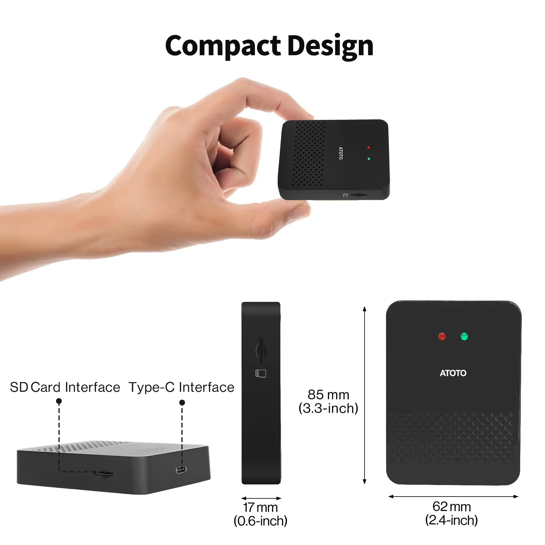 ATOTO AD3WAA-BK Wireless Android Auto Adapter - Convert Wired to Wireless for Factory/Aftermarket Radios - Compatible with Toyota, Nissan, Honda, Ford, Audi, Benz - Image 6