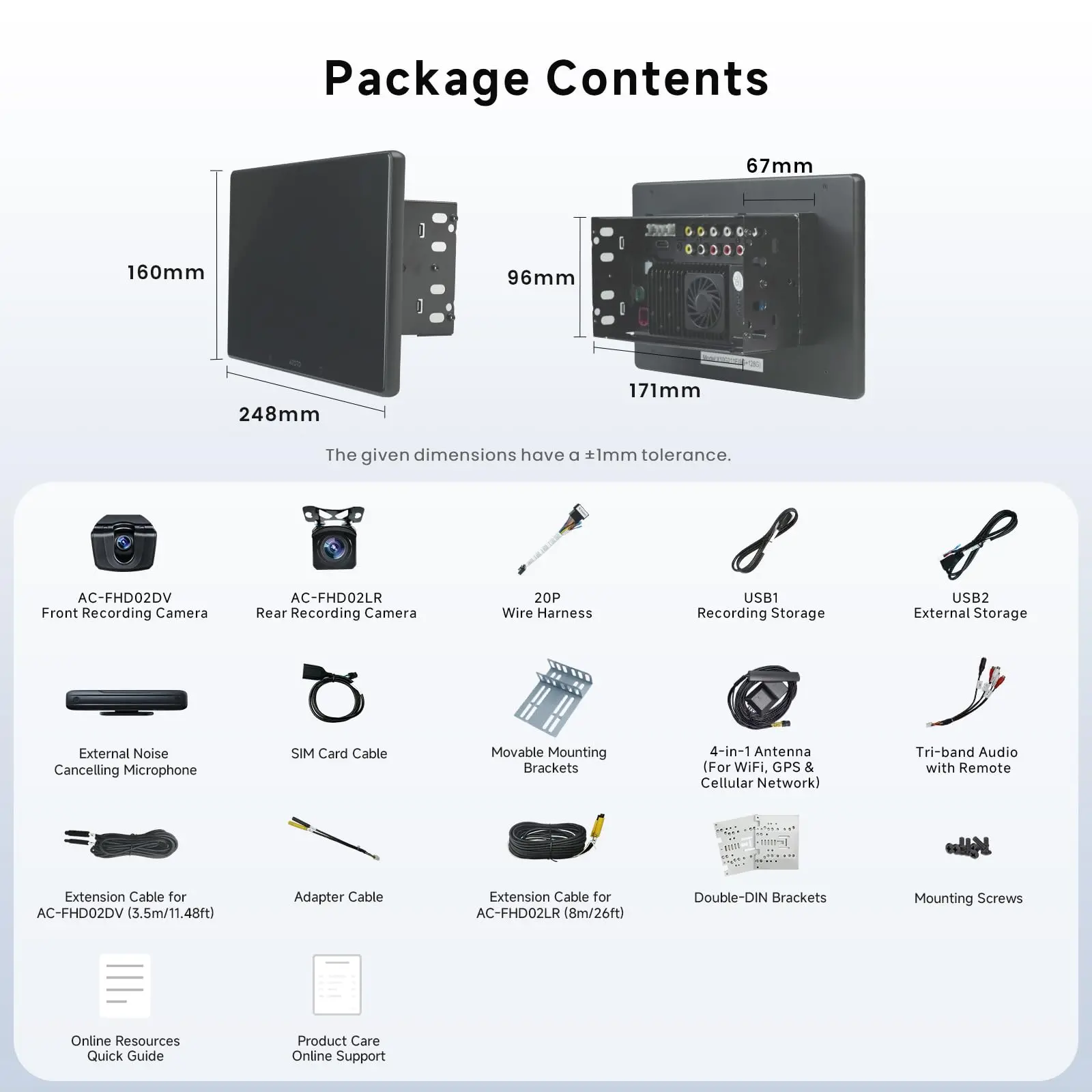 ATOTO X10G211E 10" Double Din Car Stereo, Android In-Dash Navigation, Wireless CarPlay & Android Auto, 4G LTE, ChatGPT AI Assistant, Dual Phone Connection, Dual Bluetooth - Image 9