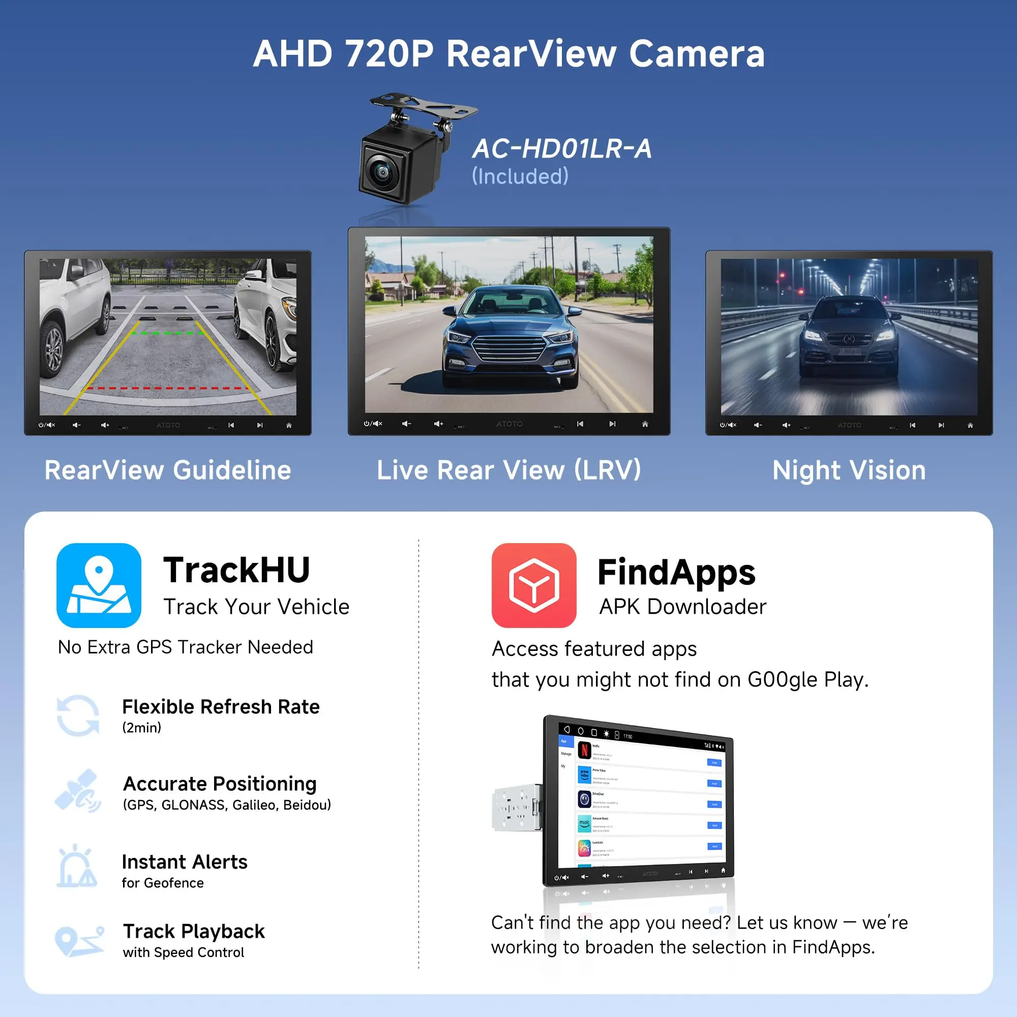 ATOTO A6G110PF 10" Single Din Car Stereo with Rear View Camera Access, Wireless CarPlay & Android Auto, Drive Chat AI Smart, DSP 36-Band EQ, Dual Bluetooth, GPS Tracking, Mirror Link - Image 5