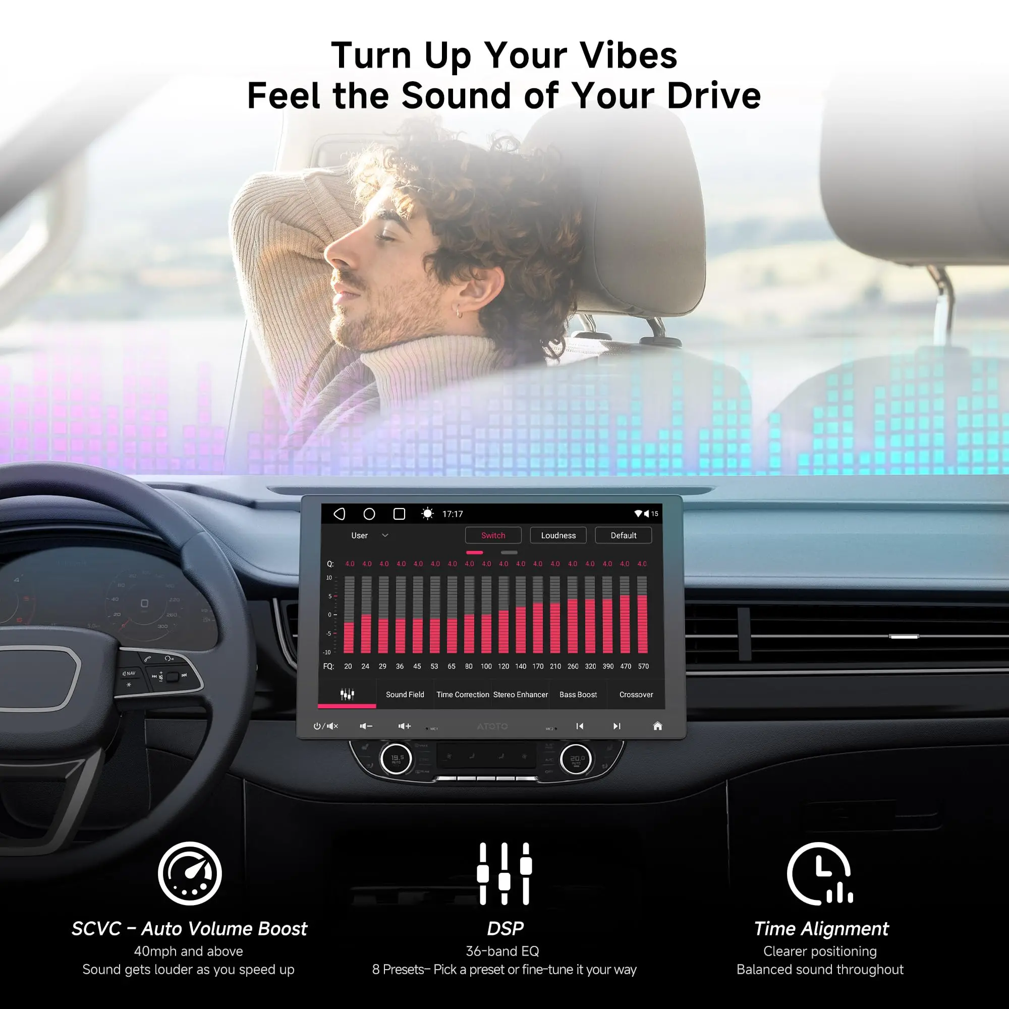 ATOTO A6G110PF 10" Single Din Car Stereo with Rear View Camera Access, Wireless CarPlay & Android Auto, Drive Chat AI Smart, DSP 36-Band EQ, Dual Bluetooth, GPS Tracking, Mirror Link - Image 6