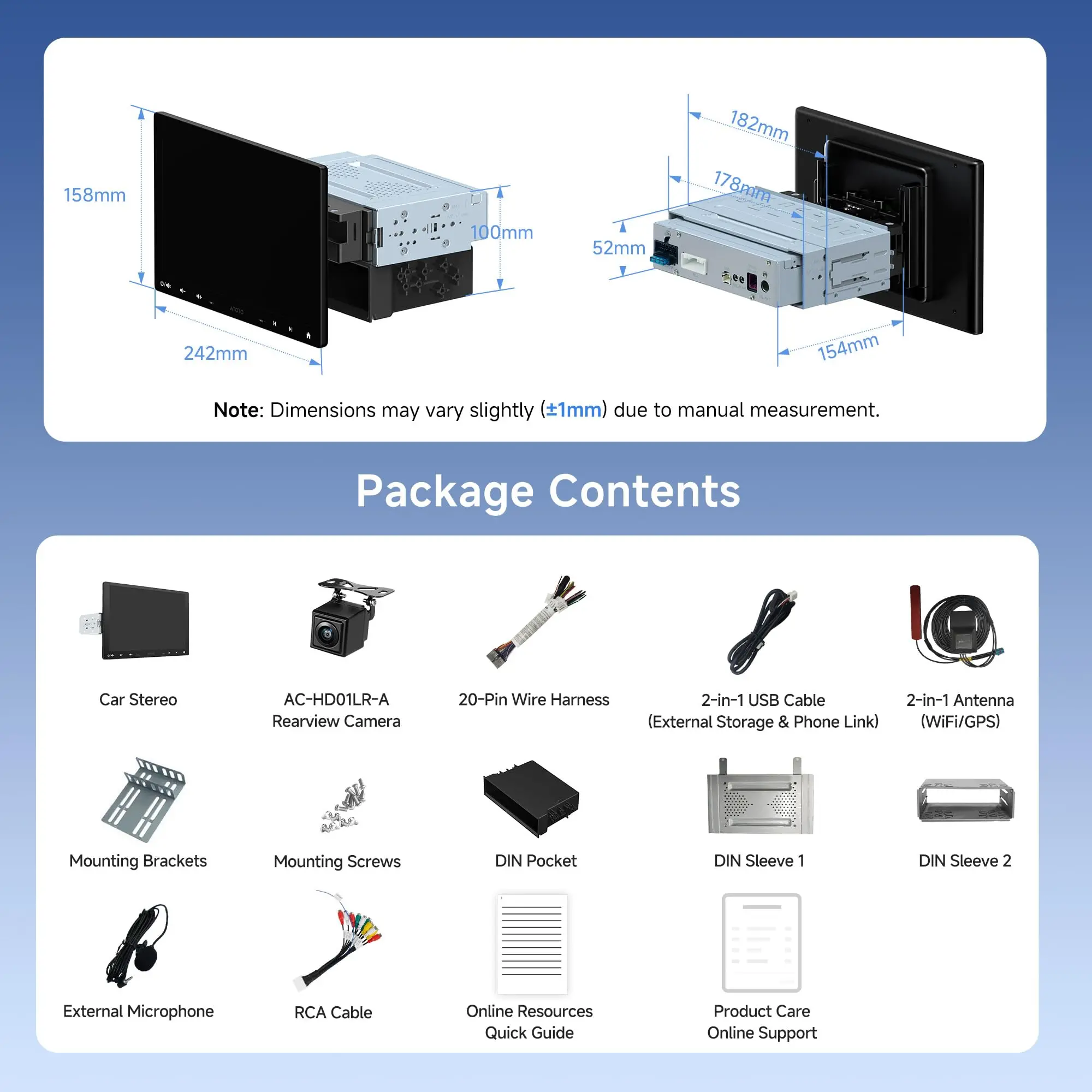 ATOTO A6G110PF 10" Single Din Car Stereo with Rear View Camera Access, Wireless CarPlay & Android Auto, Drive Chat AI Smart, DSP 36-Band EQ, Dual Bluetooth, GPS Tracking, Mirror Link - Image 8