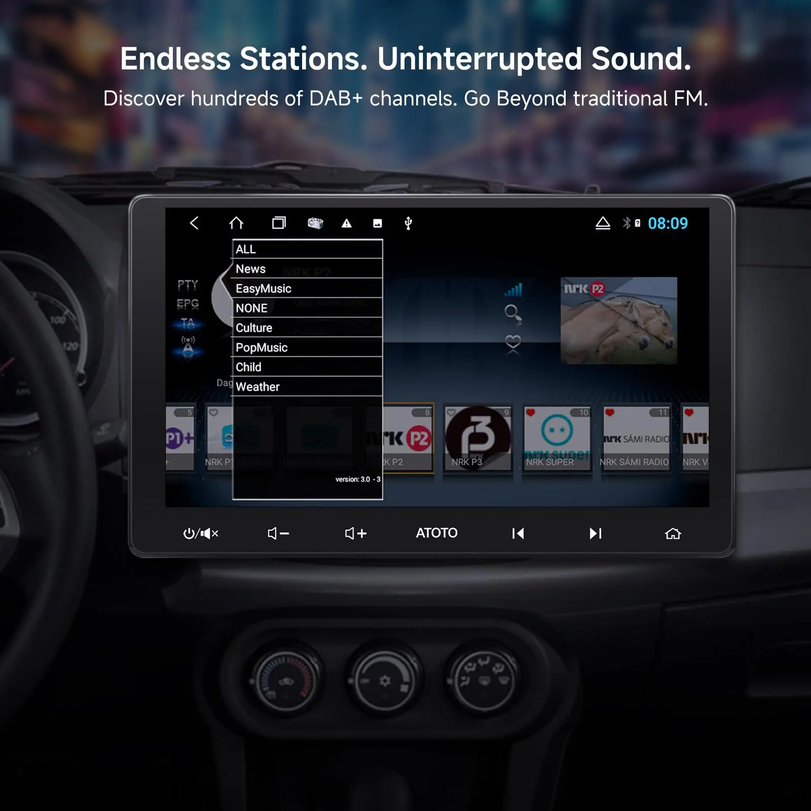 ATOTO AC-4475 USB DAB+ Digital Radio Receiver Dongle – Compatible with ATOTO A5, A6, and S8 Series Android Car Stereos - Image 5