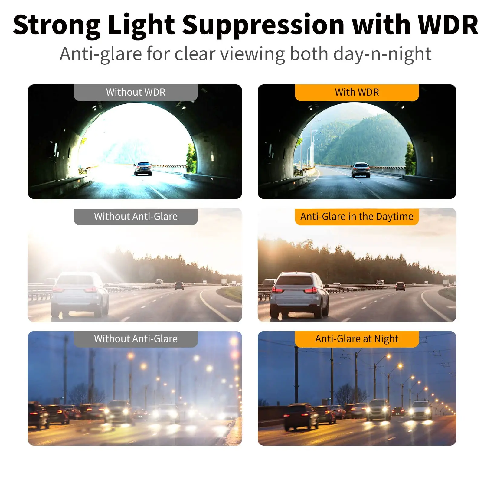 ATOTO AC-FCR01W 1080P Front Camera, 150° Wide Angle, Light Suppression, Built-in G-Sensor, for Select ATOTO P8 Series - Image 6