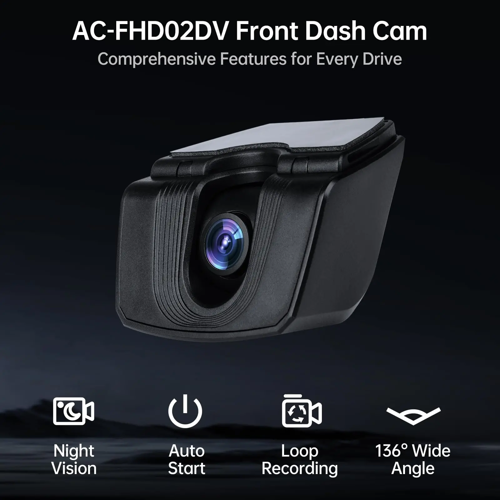 ATOTO AC-FHD02DV 1080P Dash Cam, GPS Playback, 136° Wide, WDR, Night Vision, 24H Parking, G-Sensor, Loop Record, Outage-Proof, 128GB Max, X10 Series Only - Image 6