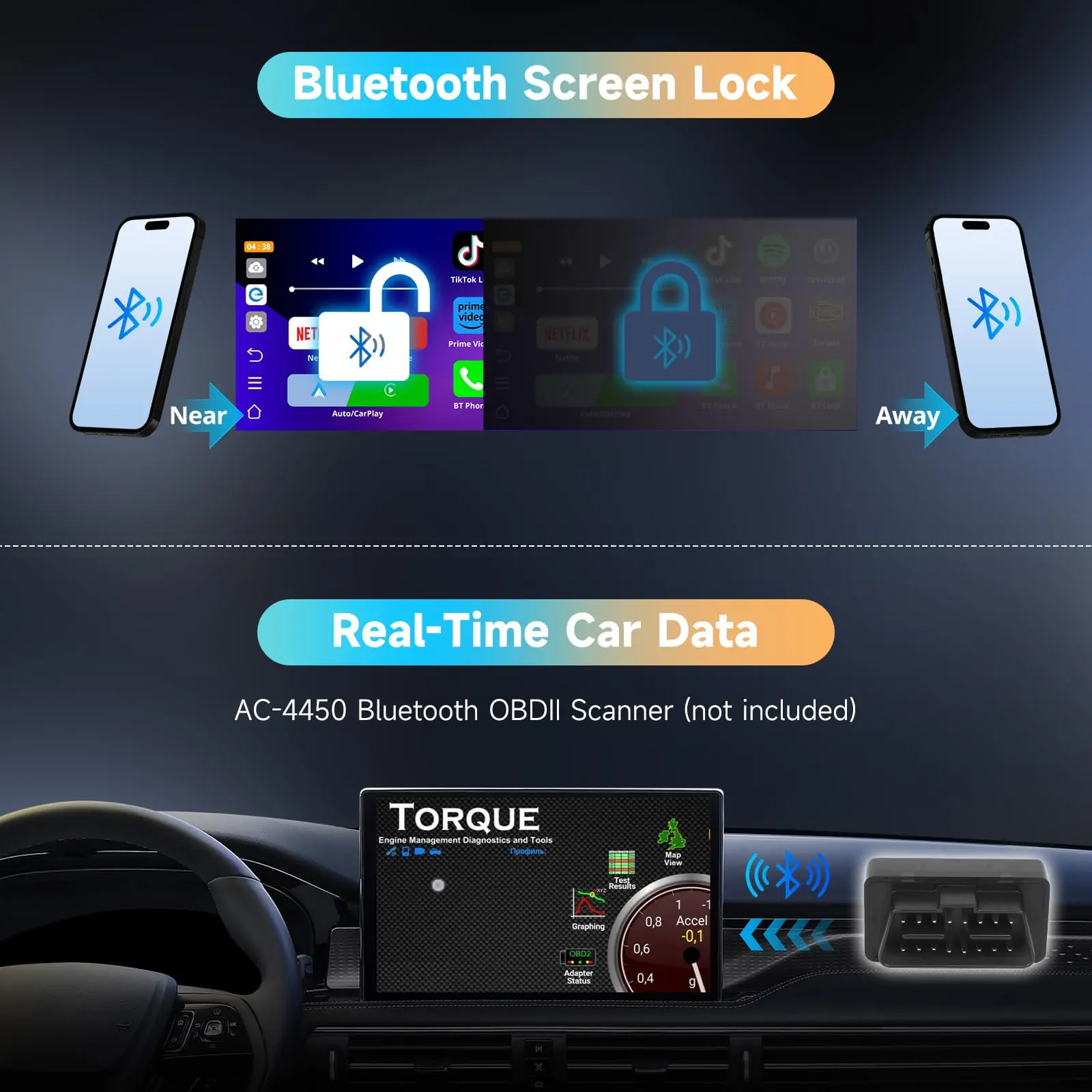 ATOTO AD5 Wireless CarPlay Adapter – Smart AI Magic Video Box with Built-in Android Multimedia System, Enjoy Video & Music Apps, Navigation & Voice Control, Plug & Play for Factory Wired CarPlay Cars - Image 6