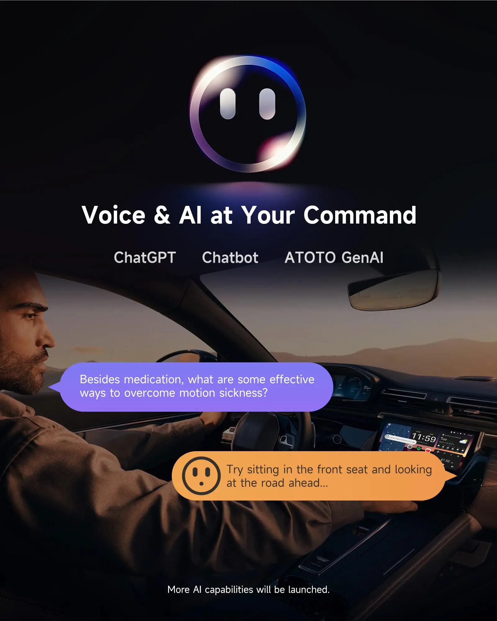 ATOTO CB6 Wireless CarPlay Adapter - Android AI Box, 4GB/64GB, Dual BT, GPS, App Support (Wired to Wireless Converter) - Image 3