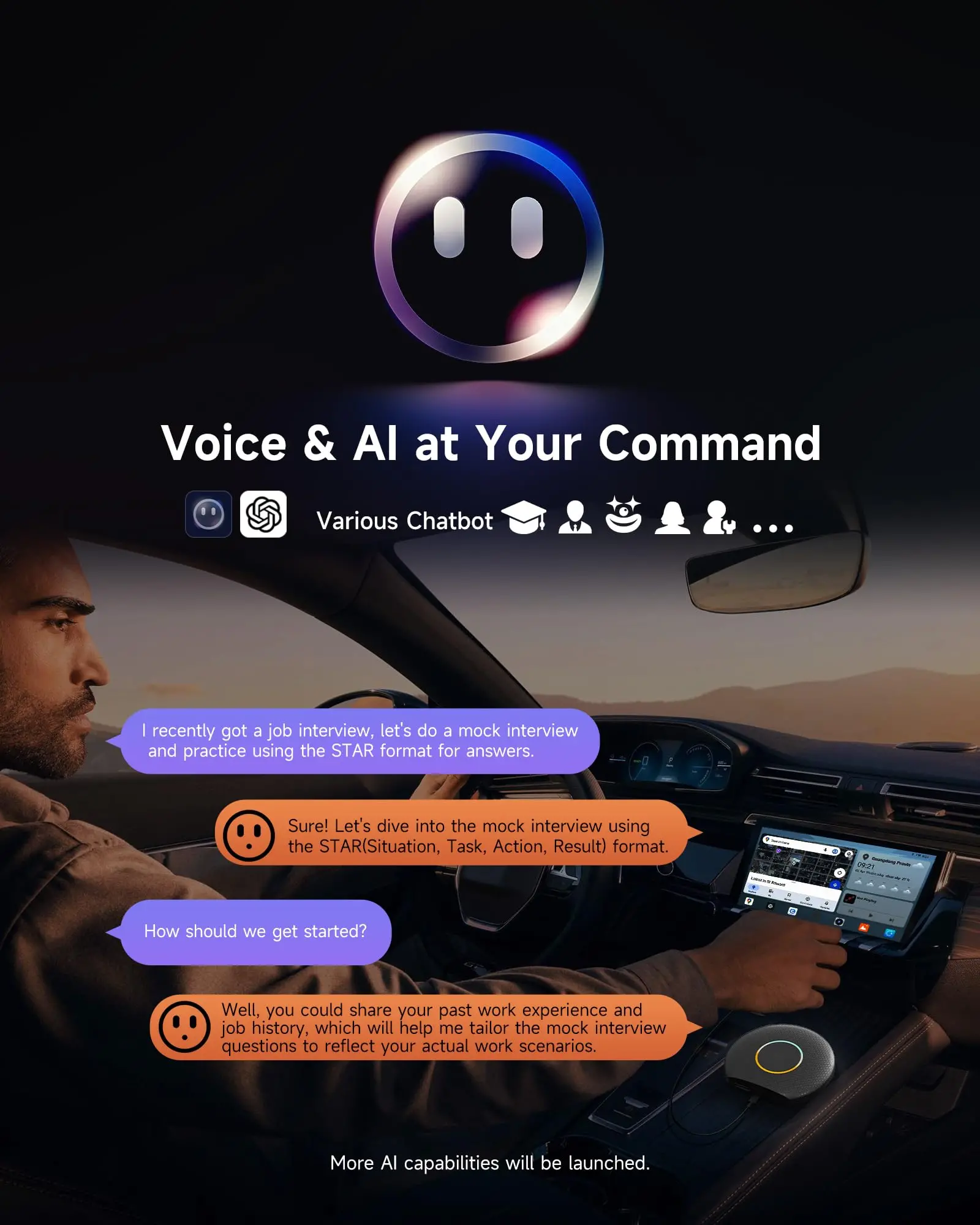 ATOTO CB6A Wireless CarPlay Adapter (2025 Upgrade) CarPlay AI Box with Plug & Play, DriveChat, GPS, Android 13, 4G LTE, Dual Bluetooth, YouTube Support, 4G+64G - Image 3