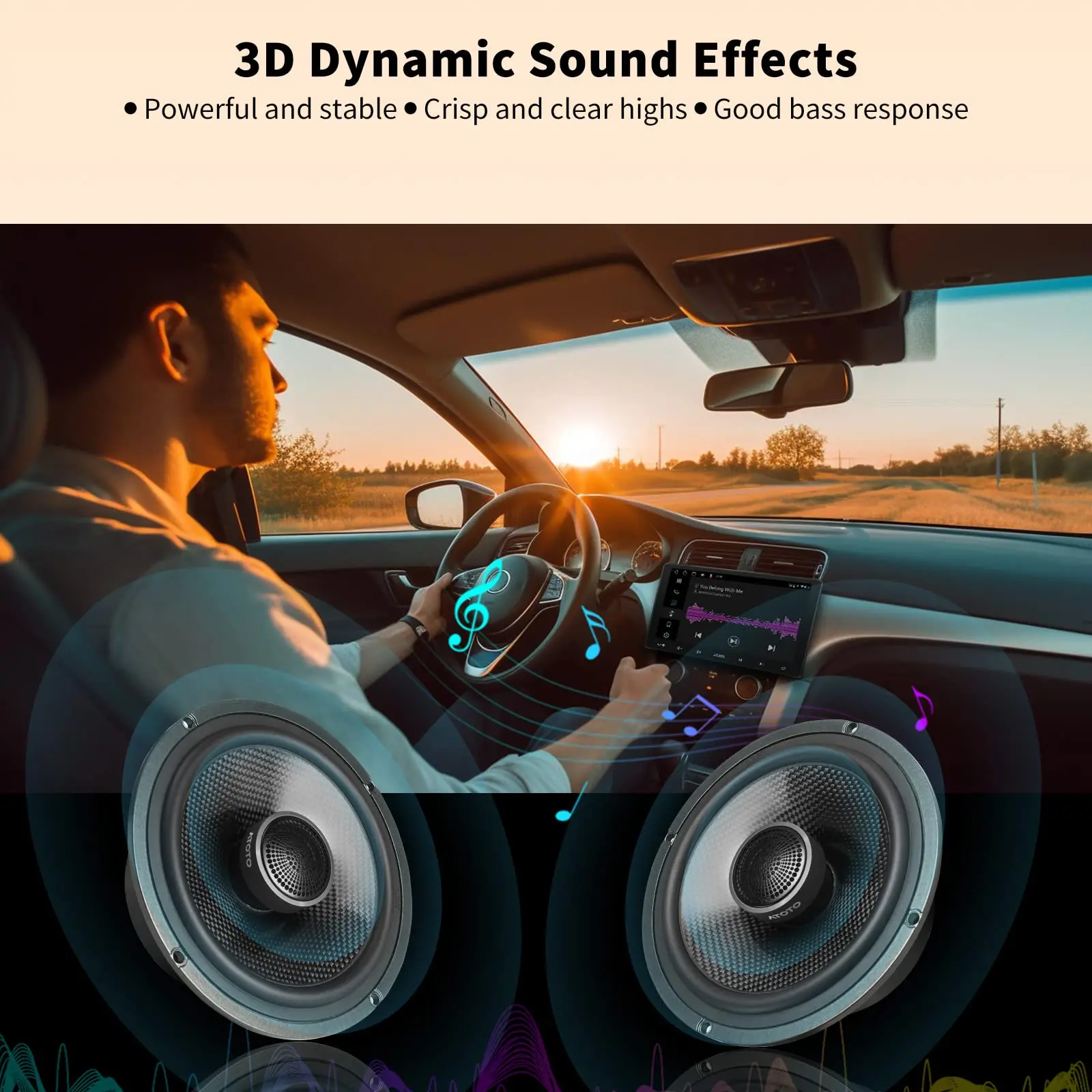 ATOTO CS-651DC 6.5" 2-Way Car Speakers - 230W Max (60W RMS), 4 Ohm, 16.5cm Woofer + 2.5cm Tweeter, Pair - Image 4