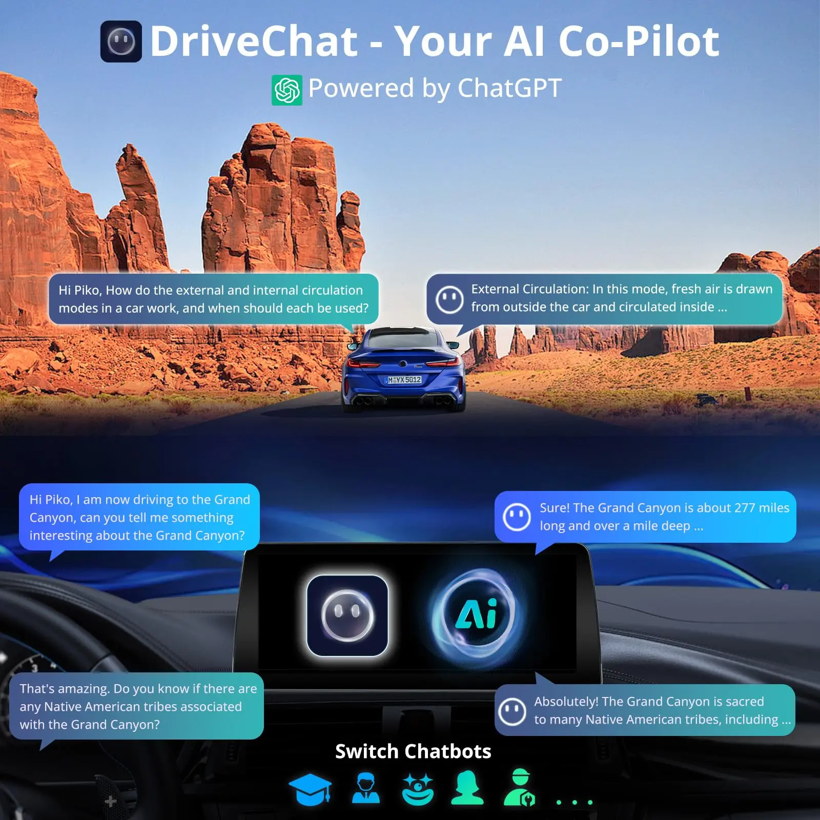 ATOTO S8BMX54L12B8PN 12.3" BMW Compatible Car Stereo, Wireless CarPlay & Android Auto, Fits X5 Series E70 2010-2013 CIC System, GPS Tracking, AI DriveChat, Dual Bluetooth, 4G LTE, Retains Original Functions - Image 6