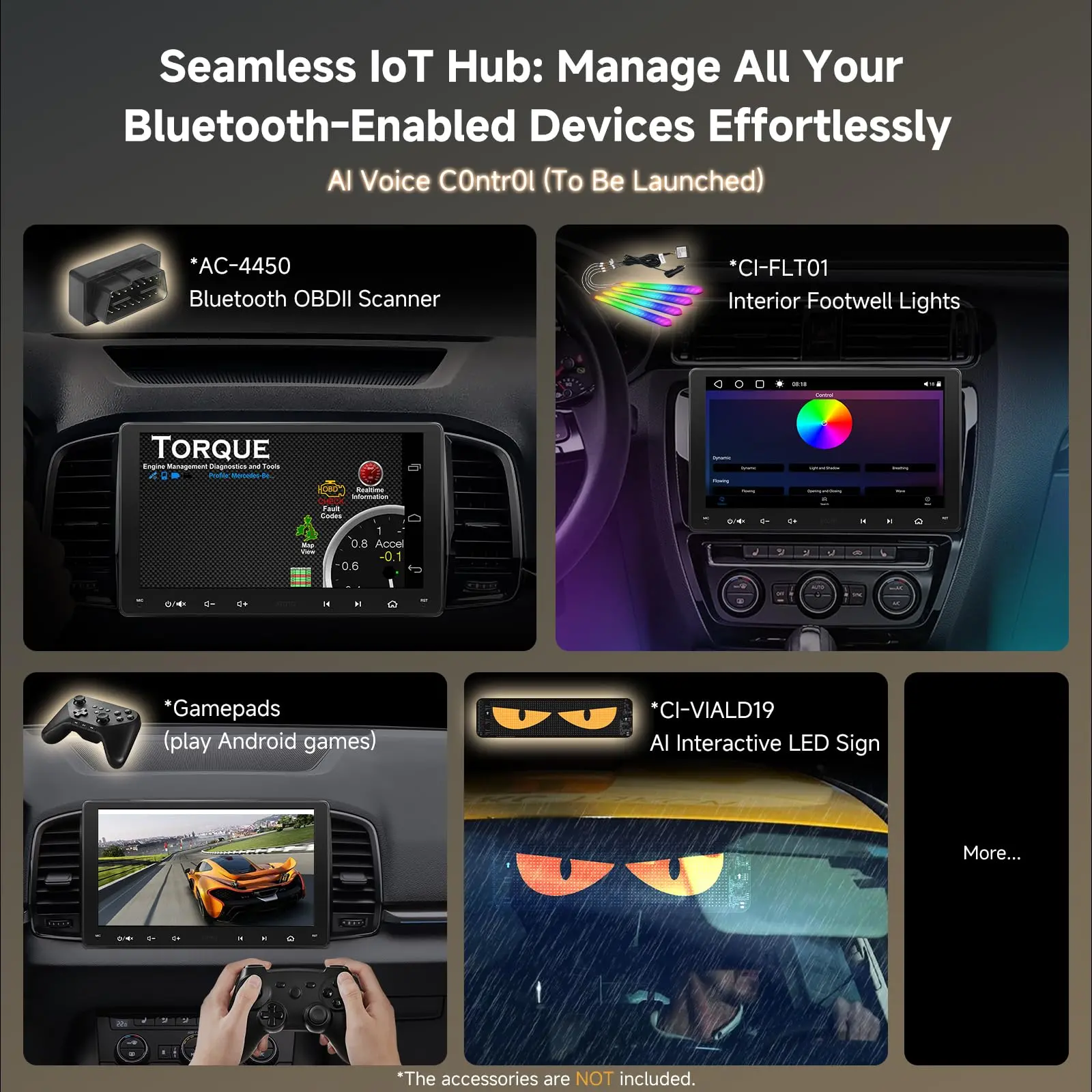 ATOTO S8G2094MS 9" Double Din Car Stereo with 1080P Front & Backup Camera Input, QLED Touchscreen, Wireless CarPlay & Android Auto, 4G+32G, Built-in 4G/Wi-Fi, Dual BT/USB, DSP, AMP, SUB, GPS - Image 6