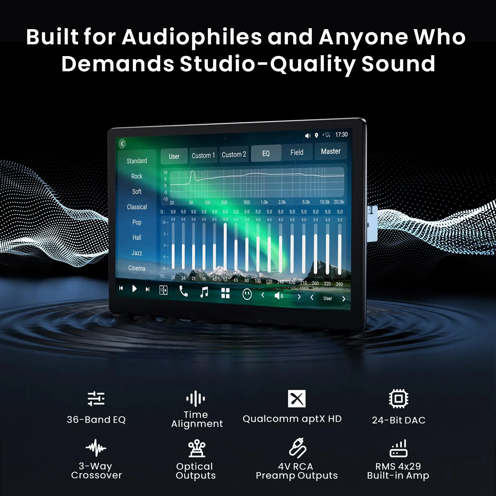 ATOTO X10G129E 12.95" Android Single Din Car Stereo with Wireless CarPlay/Android Auto, 1080P Dual Dash Cam, HDMI-in TV/Game, SPDIF DSP DAC AMP RCA SUB, 8+128G, 4G WiFi Bluetooth GPS OTA AI - Image 3