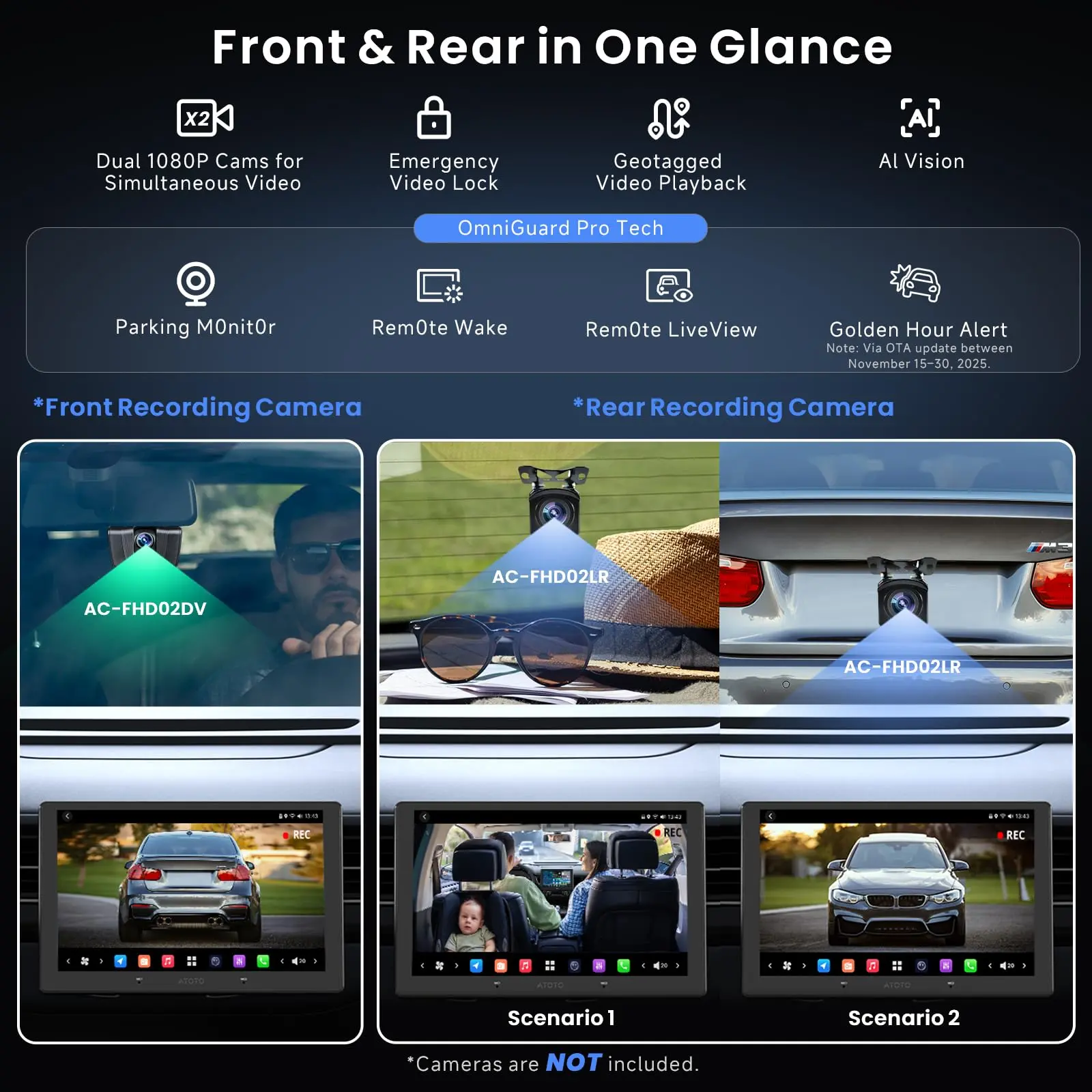 ATOTO X10G211E 10" Double Din Car Stereo, QLED Display, 8GB+128GB, Wireless CarPlay & Android Auto, 4G LTE, Dual Noise Cancellation Microphone, 2 Phone Connection, HDMI Input, GPS Tracker, AI Android System - Image 4