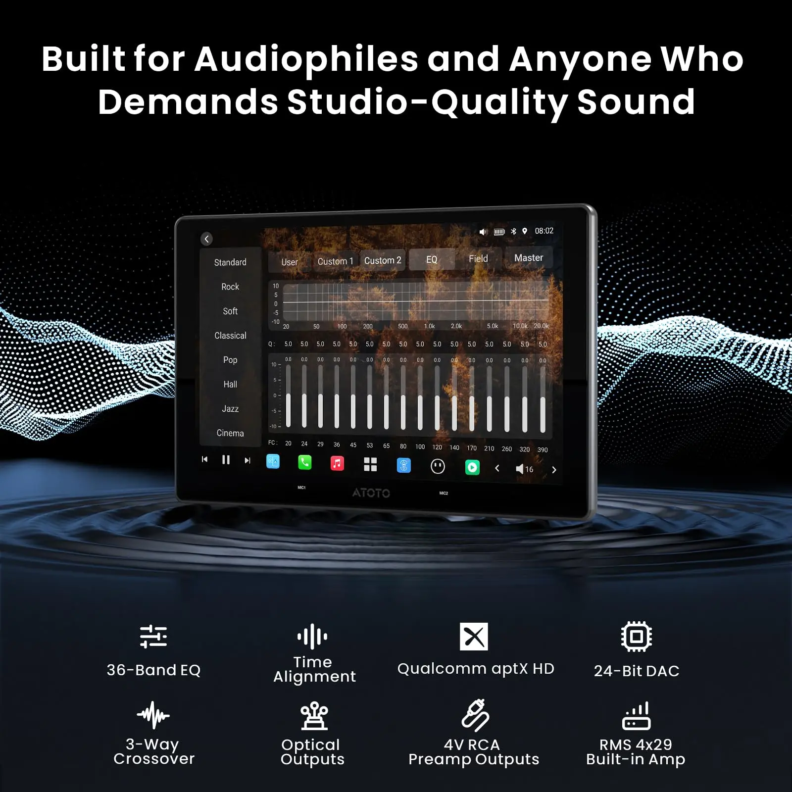 ATOTO X10G211E 10" Double Din Car Stereo, Android In-Dash Navigation, Wireless CarPlay & Android Auto, 4G LTE, ChatGPT AI Assistant, Dual Phone Connection, Dual Bluetooth - Image 5